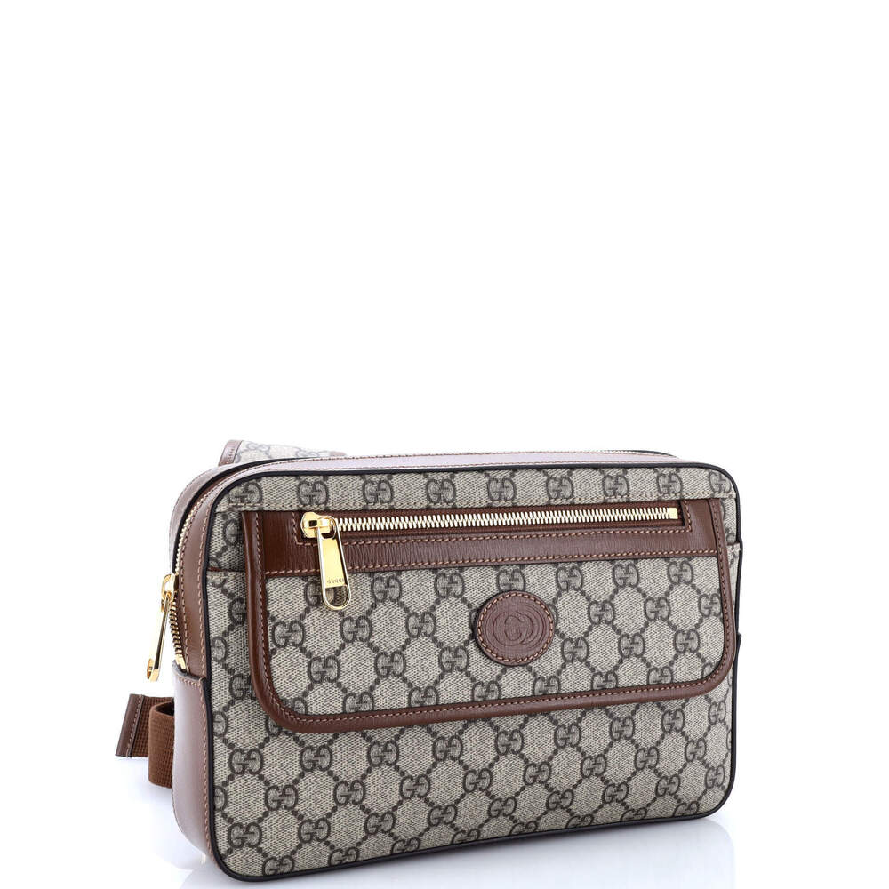 Gucci Interlocking G Patch Buckle Backpack Gg Coa… - image 2